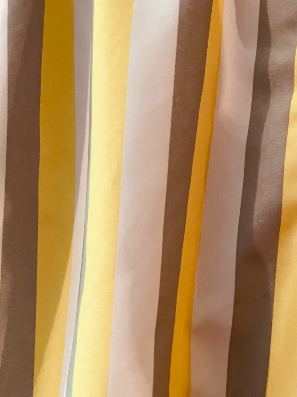 Goodfellow & Co Yellow and Gray Vertical Stripe Swim Trunks